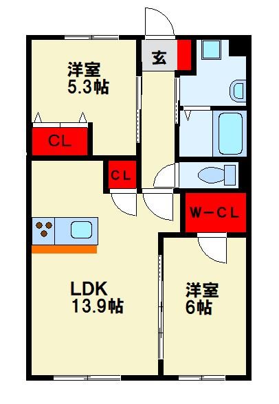 ウィッチヘーゼル 間取り