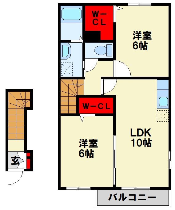 サンリットリバーⅡ  間取り