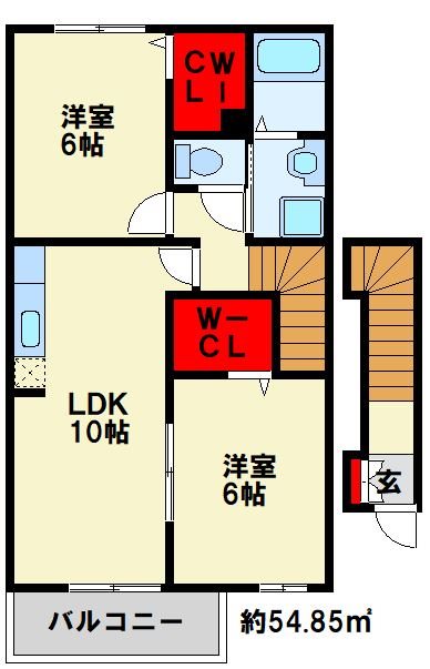 フローラM　Ⅱ 間取り