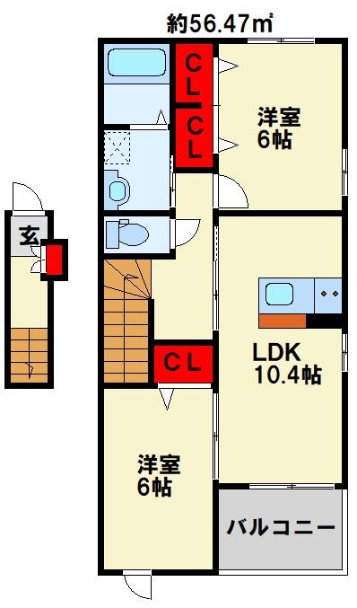 セゾン・クレール 間取り