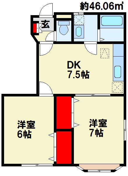 フェアリーコート　Ａ  間取り