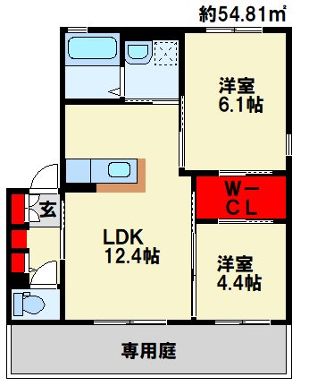 グリーンタウン　D棟 間取り