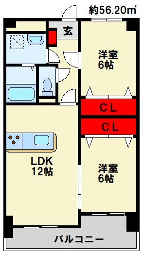 アン・レーヴ  間取り