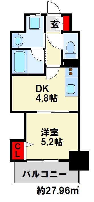 福岡県北九州市戸畑区牧山１丁目 間取り
