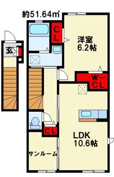 シャイニードリーム　A 間取り