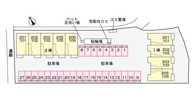 シャイニードリーム　Ｂ 駐車場