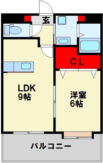 福岡県北九州市戸畑区中原西２丁目 間取り
