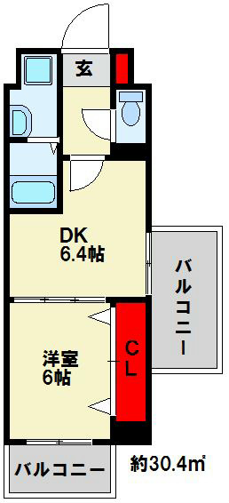 コンフォートスクエア安部山  間取り