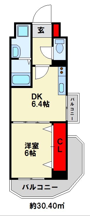 コンフォートスクエア安部山  間取り
