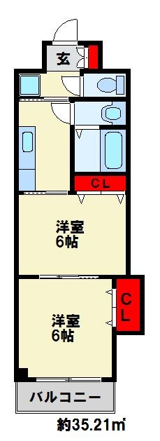 クレアヒルズ浅生 間取り