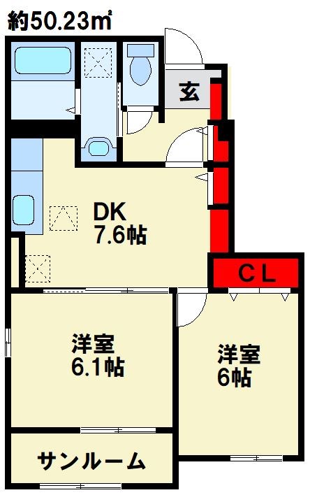 ハイドランジアⅠ 間取り