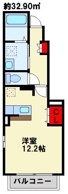 Sone Apartment　C棟 間取り