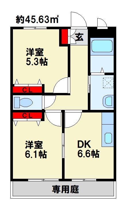 メゾン・グランドソレイユ 間取り