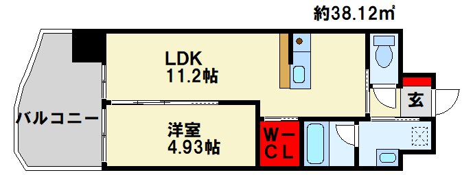 ラフィーネ上葛原 間取り