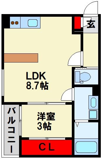 fika(フィーカ)戸畑 間取り