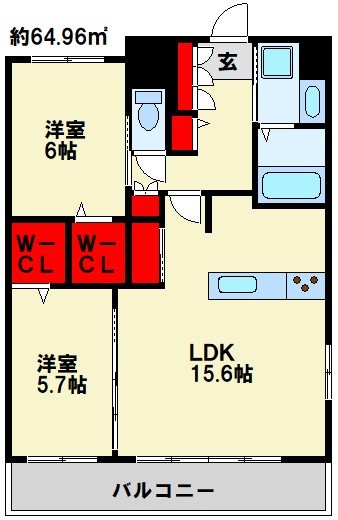 プレミア片野 間取り