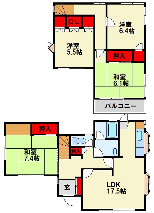 大平台戸建て 間取り