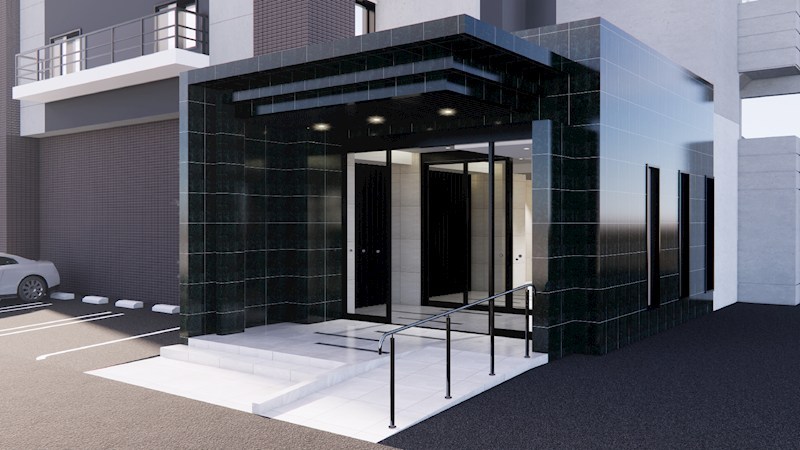 仮)足原1丁目新築マンション エントランス