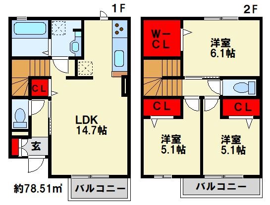 D-ROOM守恒　B棟 間取り