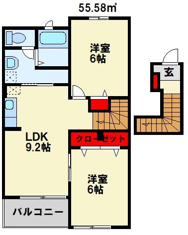 メゾン ド シャテーヌ Ⅲ 間取り