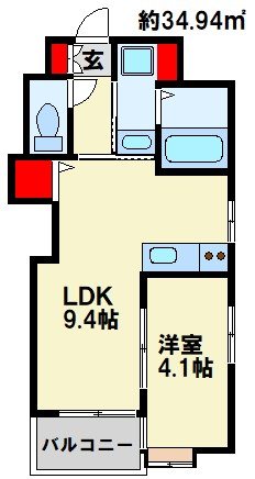 福岡県北九州市小倉北区清水２丁目8-15 間取り