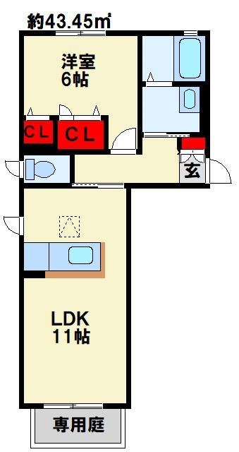 アクアコート行橋 間取り