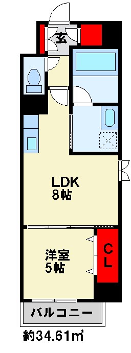 ファミーユ中園Ⅱ 間取り