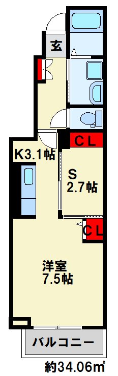 シエロ.ガーデン.ツダＣ棟 間取り