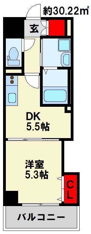 THE SQUARE Central Residence  間取り