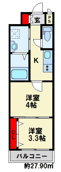 ギャラン片野Neo 間取り