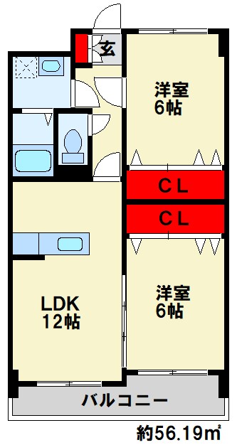 アン・レーヴ  間取り