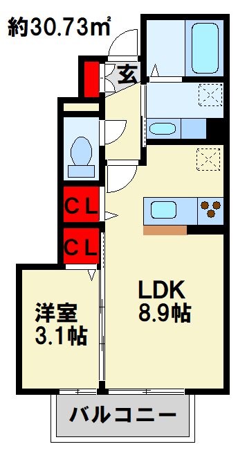 プルミエハヤシⅡ 間取り