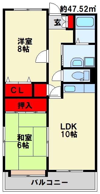 ラ・セール石﨑 間取り