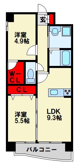 ザ.ヒルズ戸畑 間取り