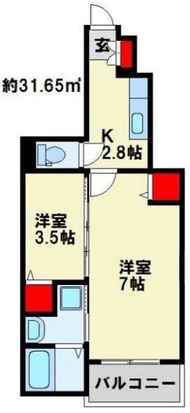 パストラル　レーン A棟 間取り