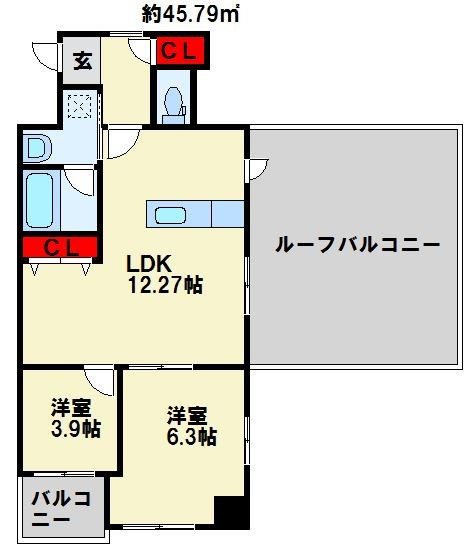 MDI SERENO JIYUGAOKA 間取り