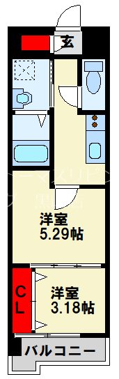 ギャラン鷹の巣 間取り