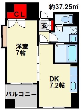 MDIインターフェイス竪町 間取り