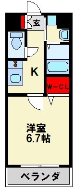 アルゴヴィラージュ中井 間取り