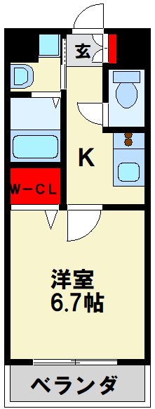 アルゴヴィラージュ中井 間取り
