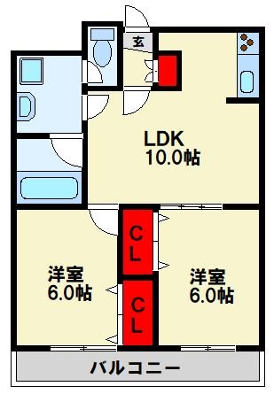 ガーデンホームズ茶屋町 間取り