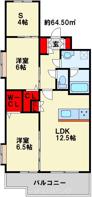 コンプレート金田 間取り