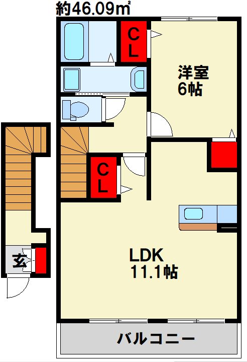 アルカンシエル・Y　A棟 間取り
