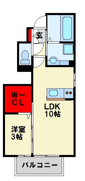 フィールドサイド本城 間取り