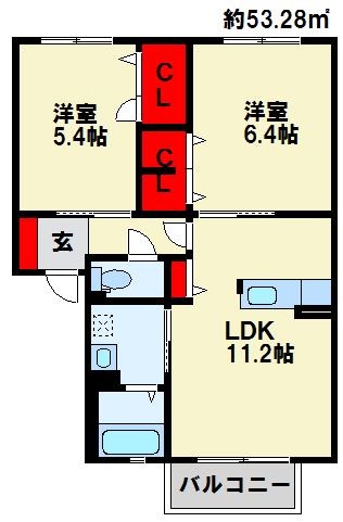 グランフィール華里  間取り