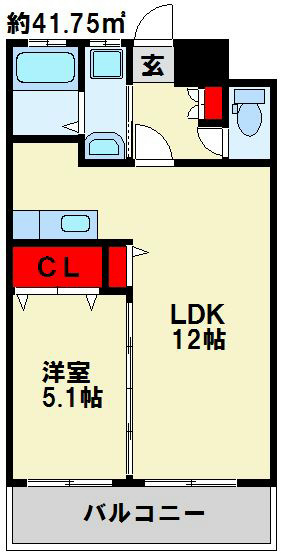 福岡県北九州市戸畑区中原西２丁目 間取り