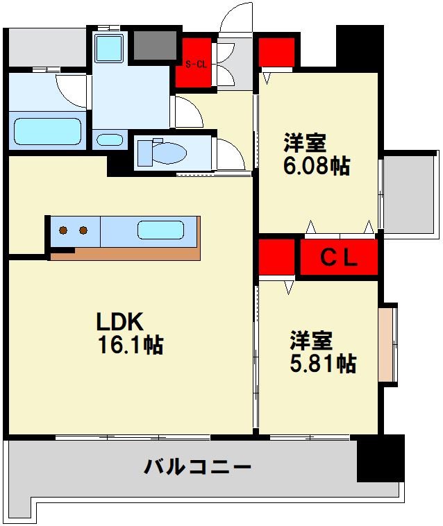 福岡県北九州市戸畑区中原西１丁目 間取り