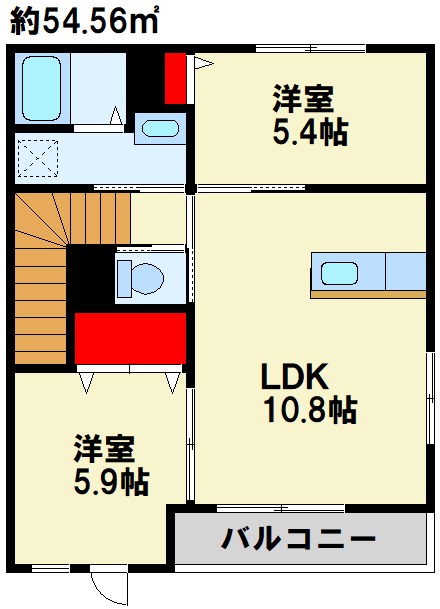 Slow Hand六番館 間取り