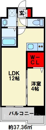 アクシオ三萩野Ⅱ 間取り