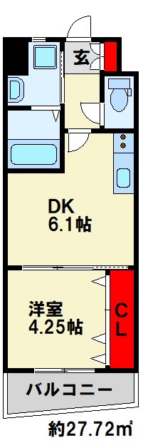 オーヴィジョンクラス浅香通り 間取り